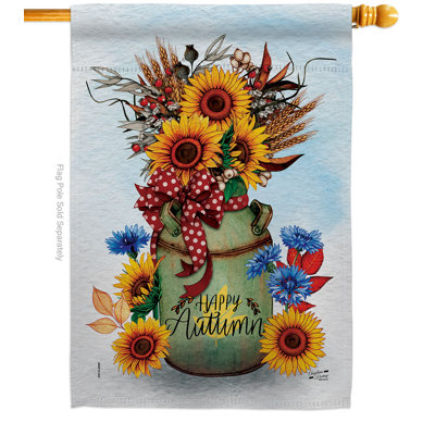Altie Double Sided 40'' H x 28'' W Polyester House Flag