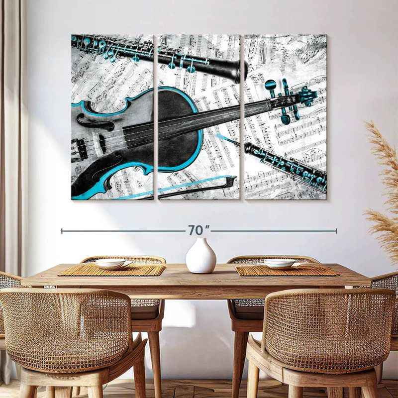 Abarca Musical Instruments Pop, 32" H x 50" W