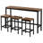 3 - Person Four Leg Dining Set-1043827640-1043827641