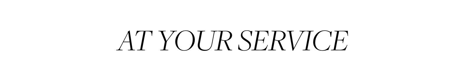 At Your Service