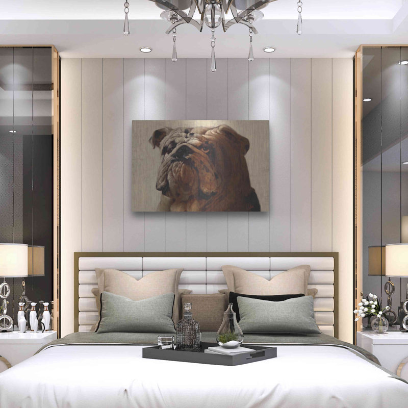«Bulldog» par Thomas Fluharty, H 24 po x l 36 po