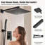 Système de douche mural avec pomme de douche Raincan 10 po et douche à main combinée-129589369-129589368