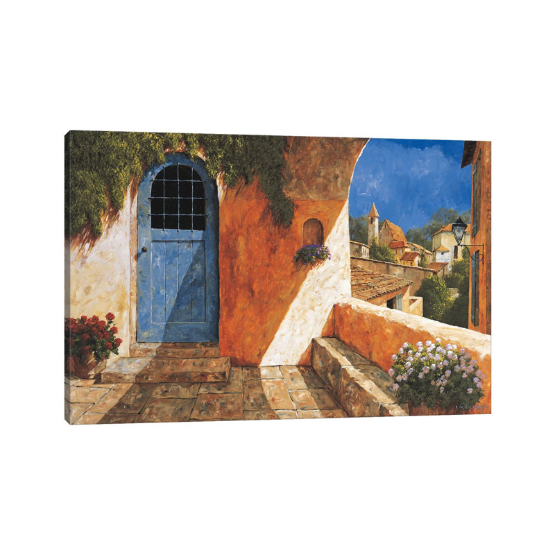 The French Door by Gilles Archambault - Wrapped Canvas Painting, 66.04 cm H x 45.72 cm W
