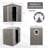 Storage Shed, 6Ft X 5Ft Outdoor Metal Storage Shed Gray With Window