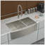 Évier de cuisine double à double cuve - Évier de cuisine en acier inoxydable 33 po x 20 po à tablier frontal encastrable à double cuve de calibre 18 avec deux cuves profondes de 9 po