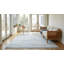 8x11 Ivory Hand-Knotted Wool Staircase Motif Geometric Modern Contemporary Carpet Rug