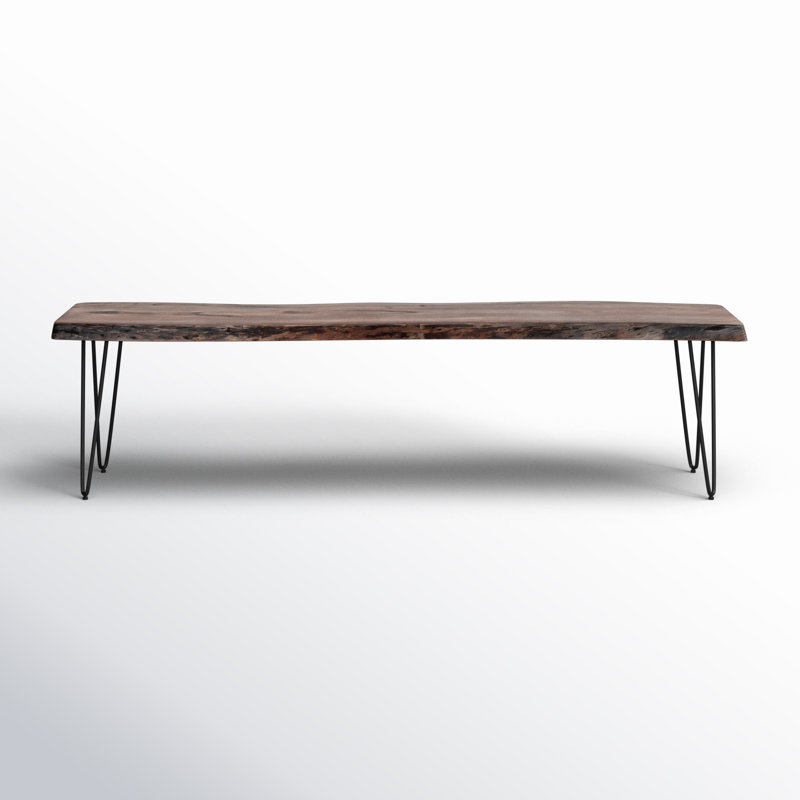 Gordonsville Upholstered Bench, Slate