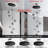10-light Modern Dimmable Crystal Pendant Lights-337374906-337374907-337374910