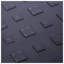 Rampe de trottoir portative en plastique pour automobile, hauteur de 4 pouces, noir