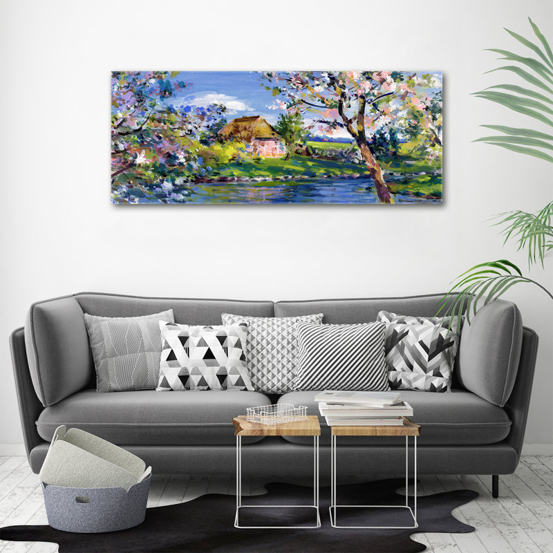 Spring Landscape - No Frame Print on Canvas