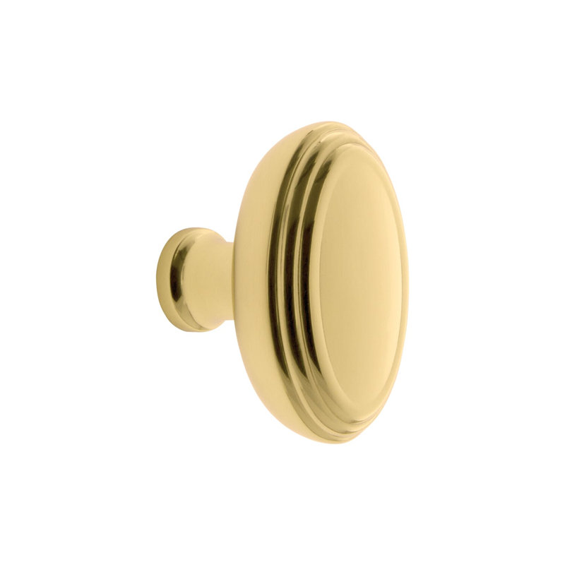Anneau Oval Knob, Polished Brass