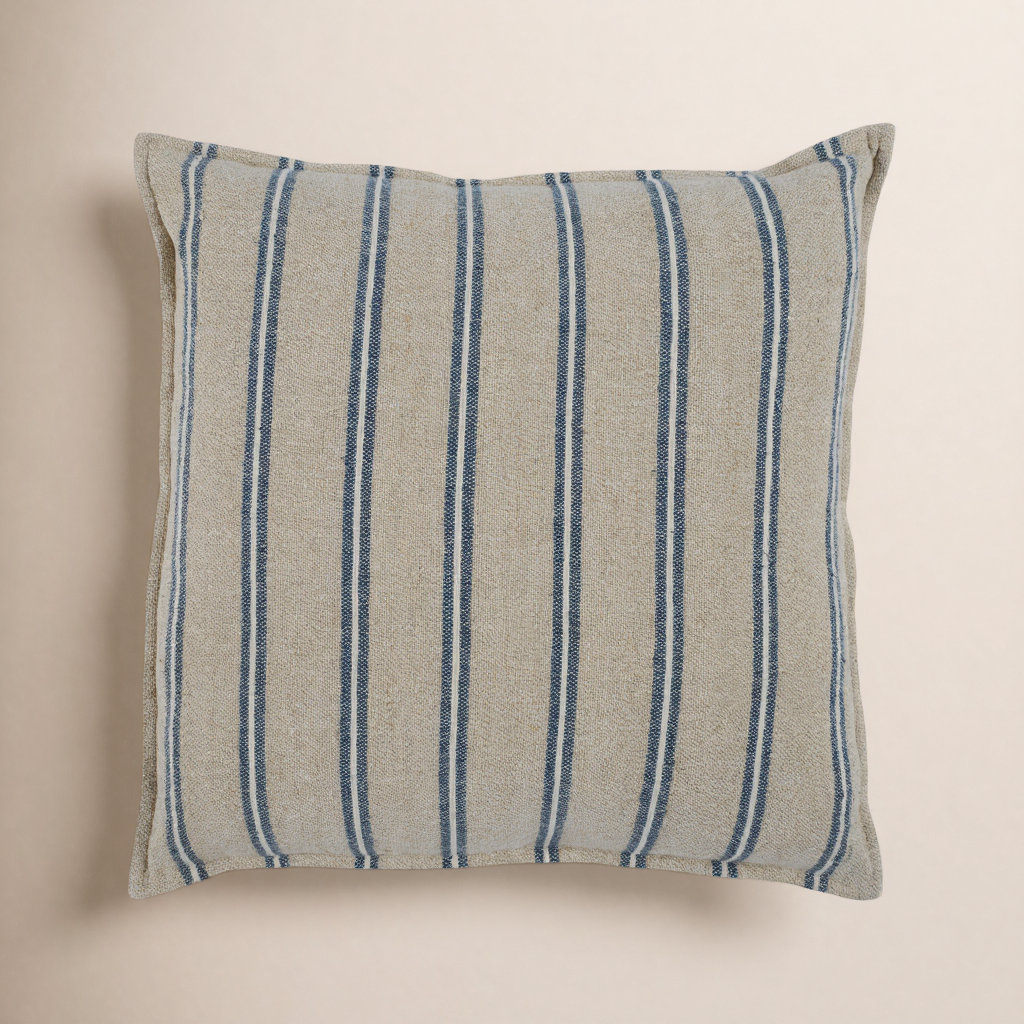 Gemini Cotton Throw Pillow, 26'' x 26''
