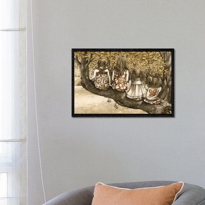 The Tree Climbers by Tracy Lizotte - Painting on Canvas