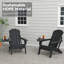Ensemble de 4 chaises Adirondack réglables Hdpe-1664118197