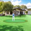 Grand tapis de golf ovale ovale vert de pratique de golf pour l'intérieur et l'extérieur
