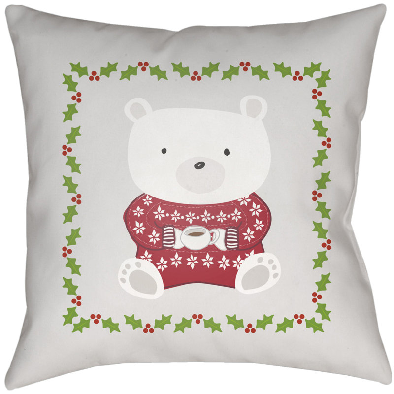 Coussin décoratif d’usage intérieur/extérieur chaud, H 16 po x l 16 po x P 4 po