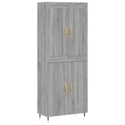 Frankfield 4 Door Manufactured Wood Wardrobe
