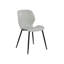 Pair of Aspen Carnaby Kitchen Chairs, Plastic Seat With Black Legs-578281770