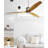 60" Modern Wood Ceiling Fan with Remote Control, Energy Efficient DC Ceiling Fan, Quiet High Airflow Teak Wood Blades-907626195
