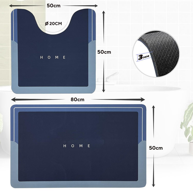 Plastic / Acrylic Non-Slip Bath Mat