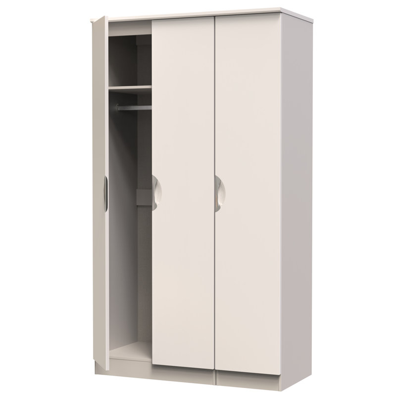 Bhodhini Manufactured Wood Wardrobe, Gloss/Kashmir