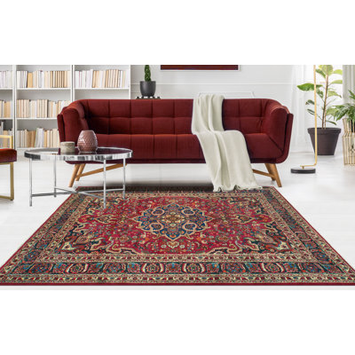 Khylar Distressed Andee Red Rug