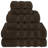 Ensemble de serviettes de bain 100% coton de qualité supérieure, collection 6 pièces Darcelle super douce et absorbante-79324728