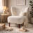 31" W Tufted Barrel Chair