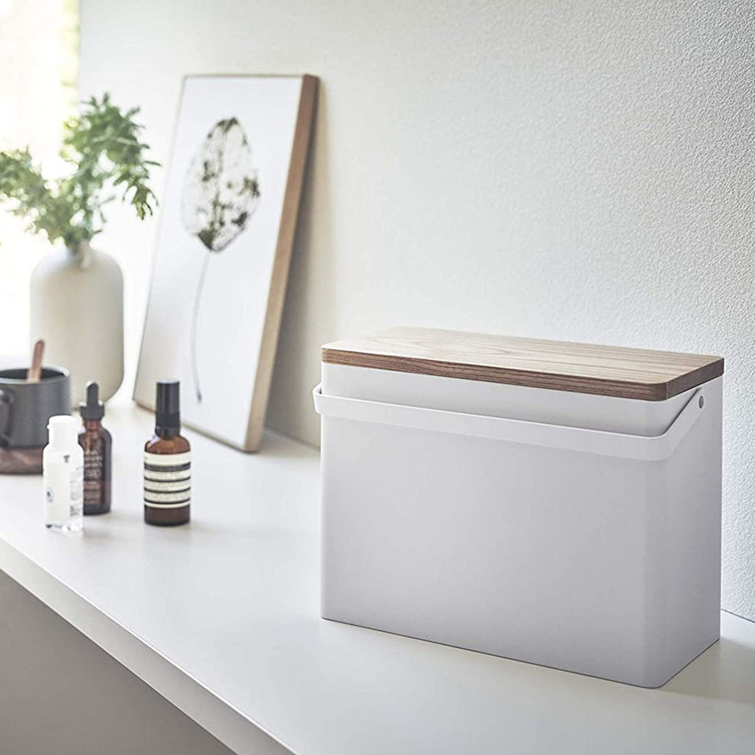 Tower Yamazaki Home First Aid Box Three Tiered Medical Supplies Organizer, Multicompartment Yamazaki Home 