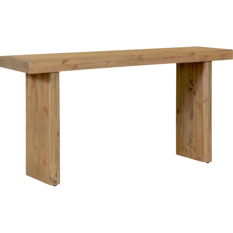 Console en bois massif 60 po Thompkins, Brun vieilli