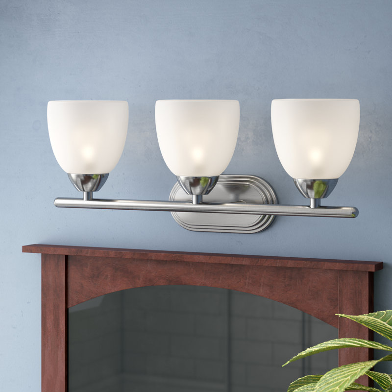 Éclairage pour meuble-lavabo Hayden, Chrome poli