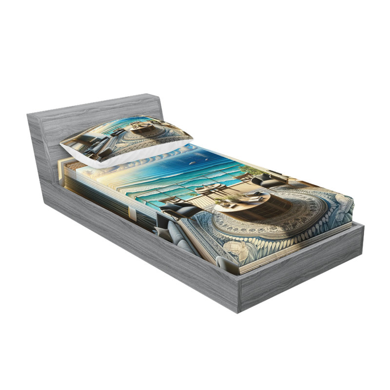 Ensemble de draps en microfibre pour chambre d'amis, Simple