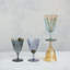 8 oz. Multicolore, ensemble de 4 verres à vin à pied
