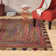 Herzig Hand-Woven Flatweave Red Area Rug