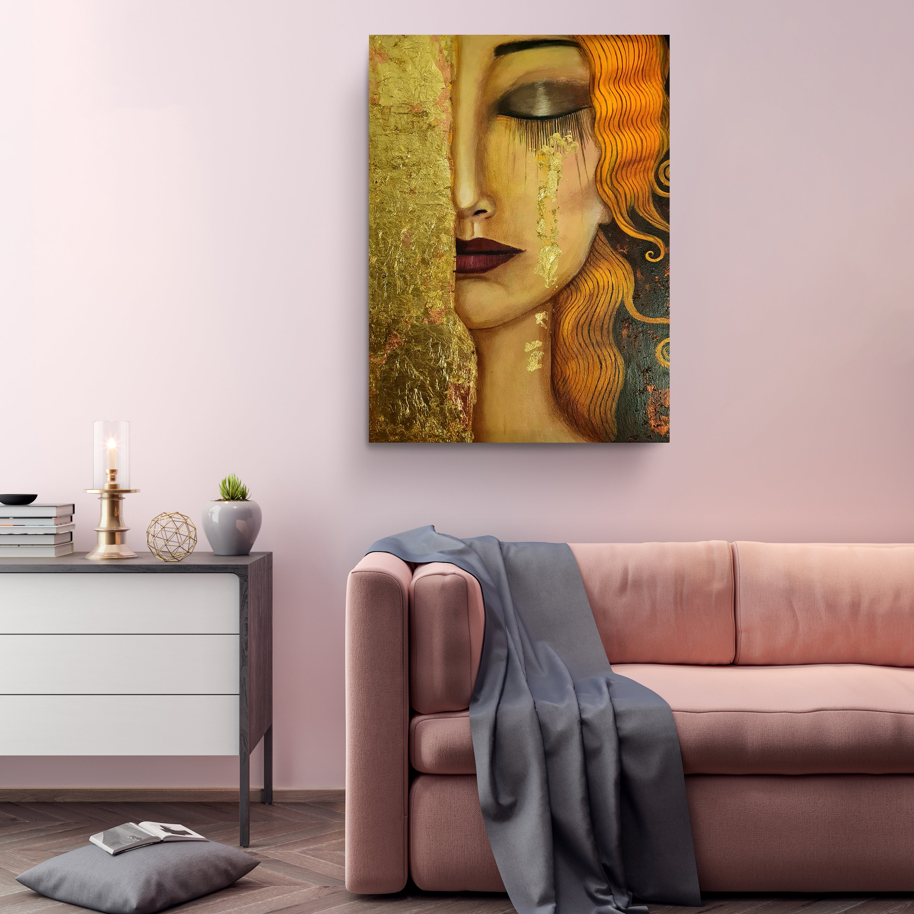 Vault W Artwork Freya’s Tears Reproduction Framed On Canvas by Gustav ...