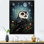 «Noir Watcher Owl At Twilight», reproduction sur toile