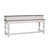 Colchester 4 Piece Console Table Set w/ 3 Upholstered Stools