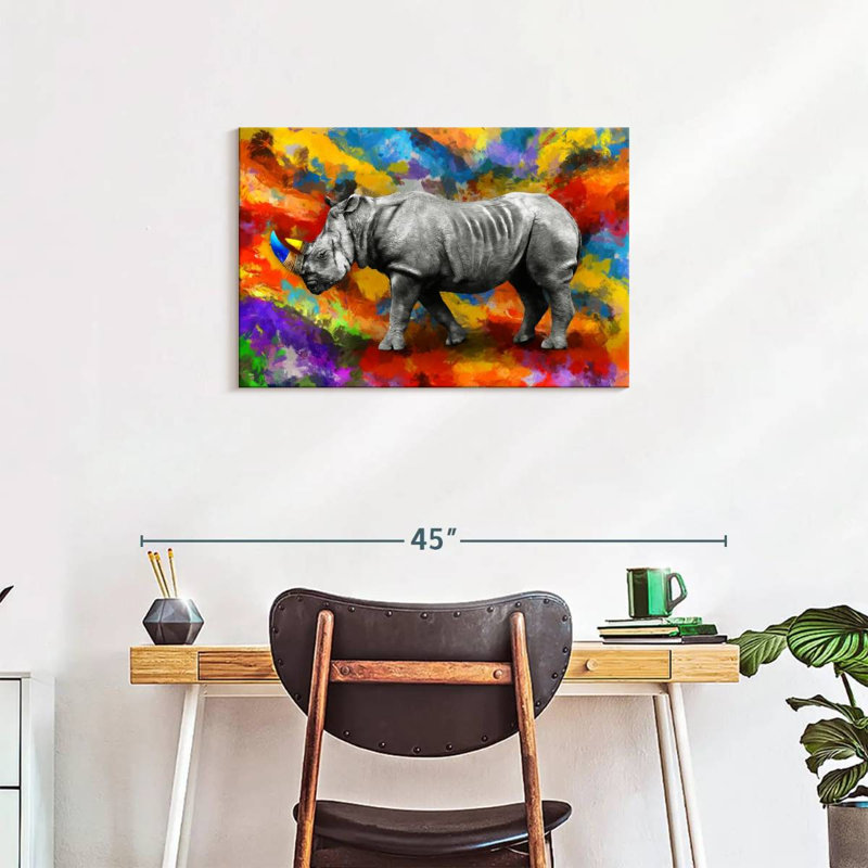 Rhino on Hues, H 20 po x l 30 po