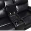 Upholstered Home Theater Seating with Cup Holder