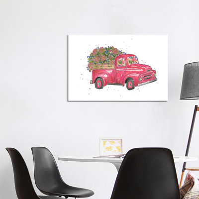 Flower Truck IV by Catherine McGuire - Wrapped Canvas Gallery-Wrapped Canvas Giclée