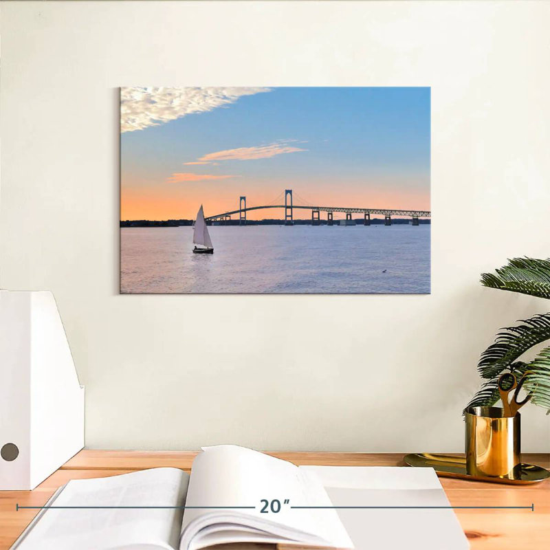 Mehar Newport Bridge, 8" H x 12" W