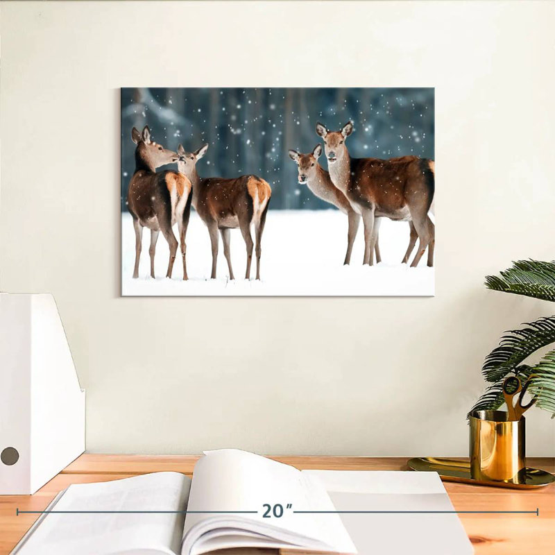 Cerf des neiges femme Brampt, H 8 po x l 12 po