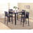 Bueschel Upholstered Counter Stool with Metal Frame