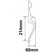 Exterior Portion Handleset with Single Cylinder Deadbolt