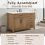 Ensemble de meuble-lavabo simple 42 po avec plateau en marbre Tremolo-599041468