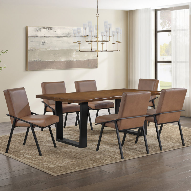 Ensemble de salle à manger Tucson, 7 pièces : table, 6 chaises