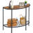 Console Table 2 Tier Narrow Entryway Table With Storage Half Moon Sofa Couch Table Mid Century Modern Small Entry Way Tables