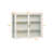 27.56"Glass Doors Modern Two-Door Wall Cabinet With Featuring Three-Tier Storage-1621936267