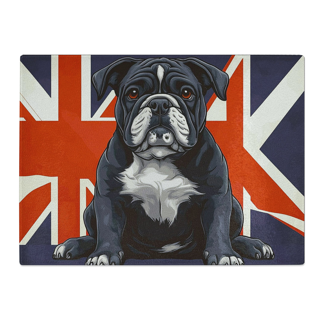 British Bulldog Vol.1  Glass Chopping Board