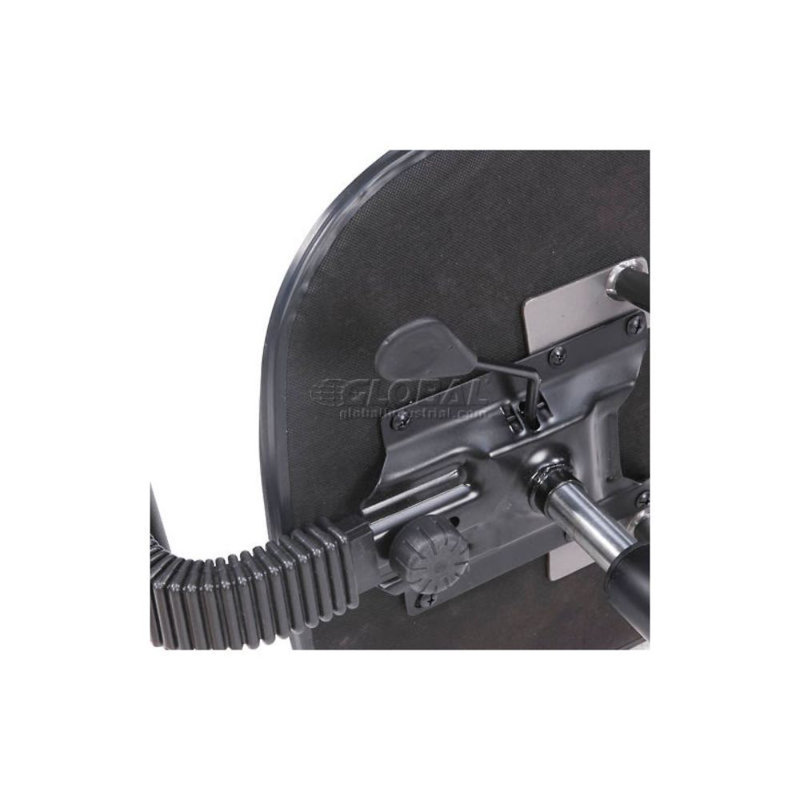 Backed Adjustable Height Ergonomic Industrial Stool Footring